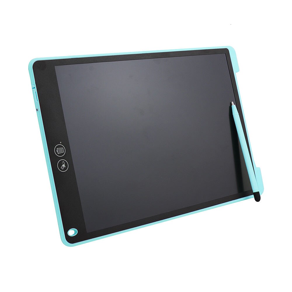 CHYI LCD Writing Tablet Digital Erasable Drawing Pad 12 Inch Partially Erasing Epaper Electronic Notepad Rough Handwriting Board: Blue
