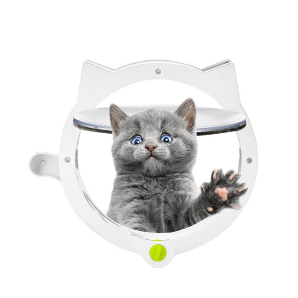 Hund Katze Klappe Türschloss Haustier Katze Tor Sicherheit Klappe Tür Für Tiere Kunststoff Kleine Hund Tor Katze Klappe Haustier tür Tor