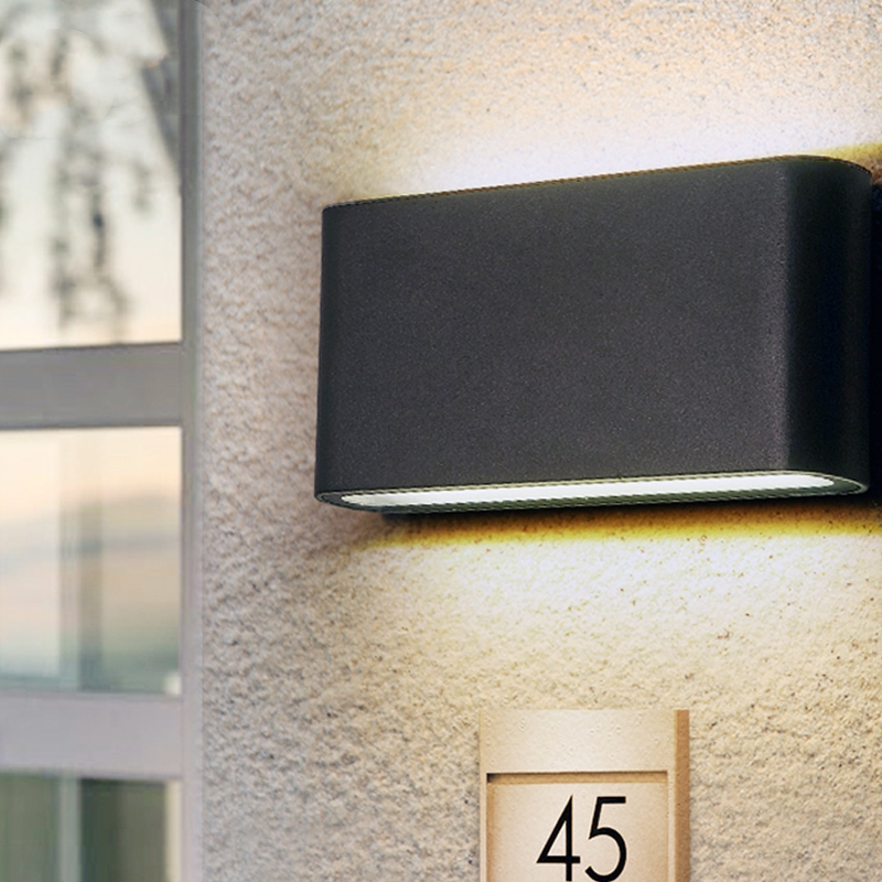 Waterdichte buitenwandlamp LED moderne verlichtingsarmaturen Minimalistische binnen-buiten slaapkamer balkon veranda tuin deco wandlamp