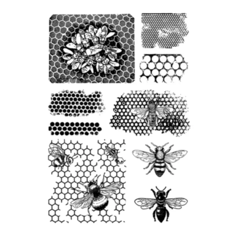 1pc vintage fläckiga bakgrunder transparent gummitätning gör-det-själv-journaldekor scrapbooking album collage hantverk silikon genomskinlig stämpel