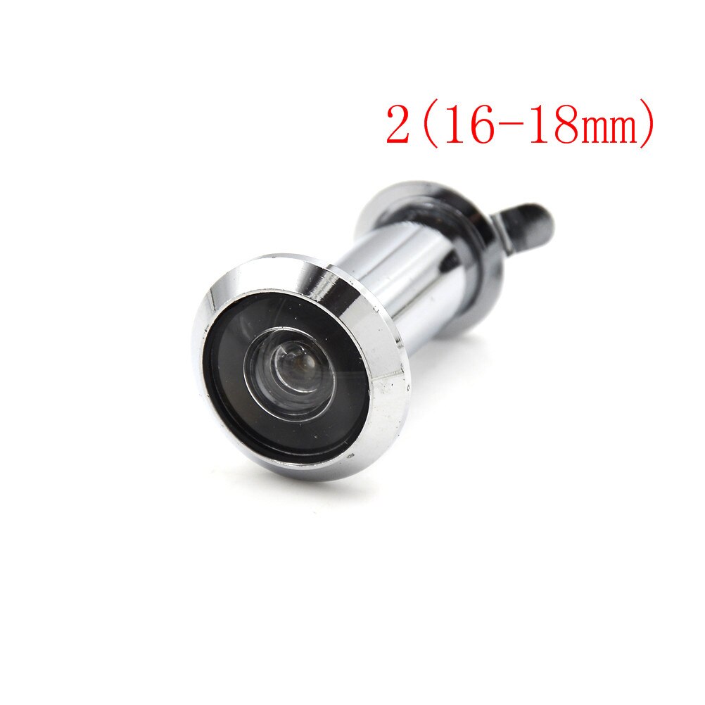 Security 180 Degrees Door Viewers Hole Wide Viewing Angle Peephole Hidden Peephole Adjustable Glass Lens Hardware Tools: A2