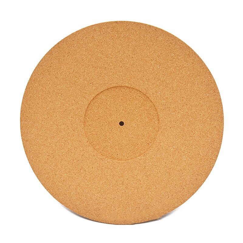 Cork LP Slip Mat Anti-Static Slipmat for 12 Inch LP Vinyl Record Cork Turntable Platter Mat: Default Title