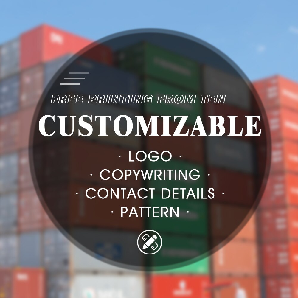 Contenitore da 20 piedi porta penne tascimo portapenne Mini contenitore porta biglietti da visita Cargo logistica contenitore scala modello scatola giocattolo: Personalized custom