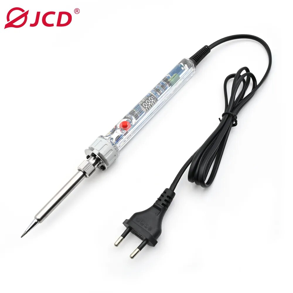 JCD 100W Electric Soldering Iron P907 110V 220V Adjustable Temperature LCD Digital Display With Switch Welding Repair Tools