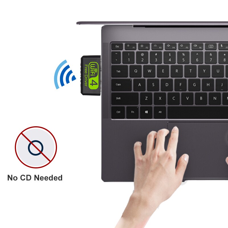 Usb wifi adapter ethernet lan trådløst 802.11n laptop dongle kort antena adaptador 2.4g wi fi mottaker wi-fi mini mbps