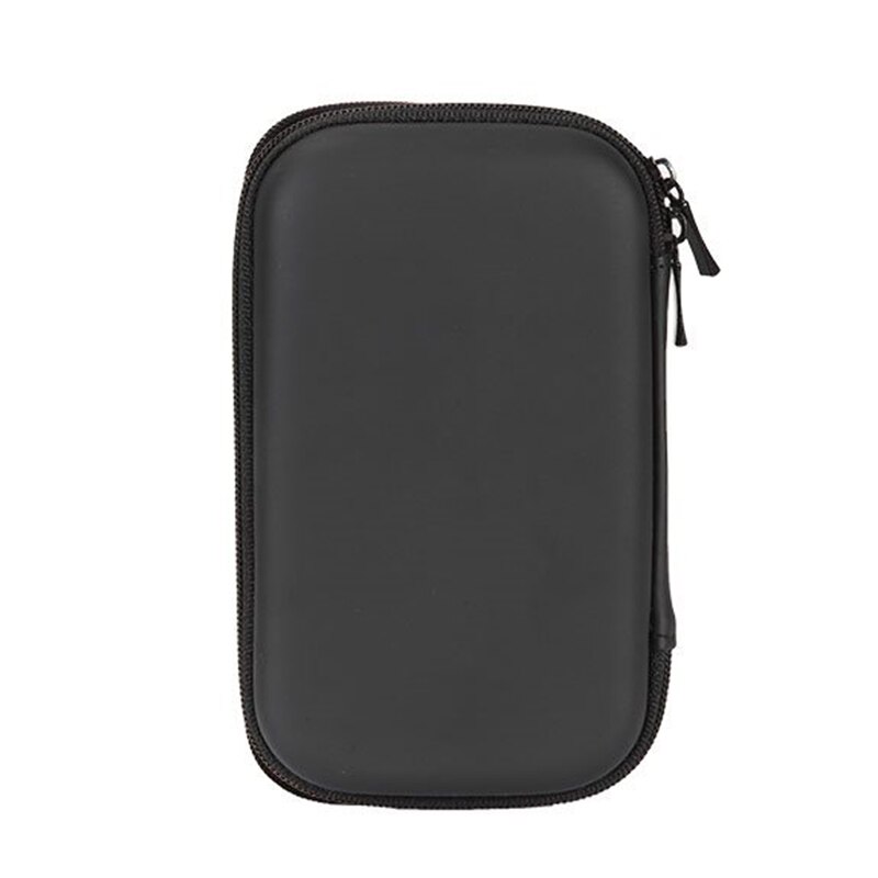 Travel Accessories Bag Data Cable Digital Storage Package Electronic Accessories Digital Gadget Devices Portable Headset Bag: Black