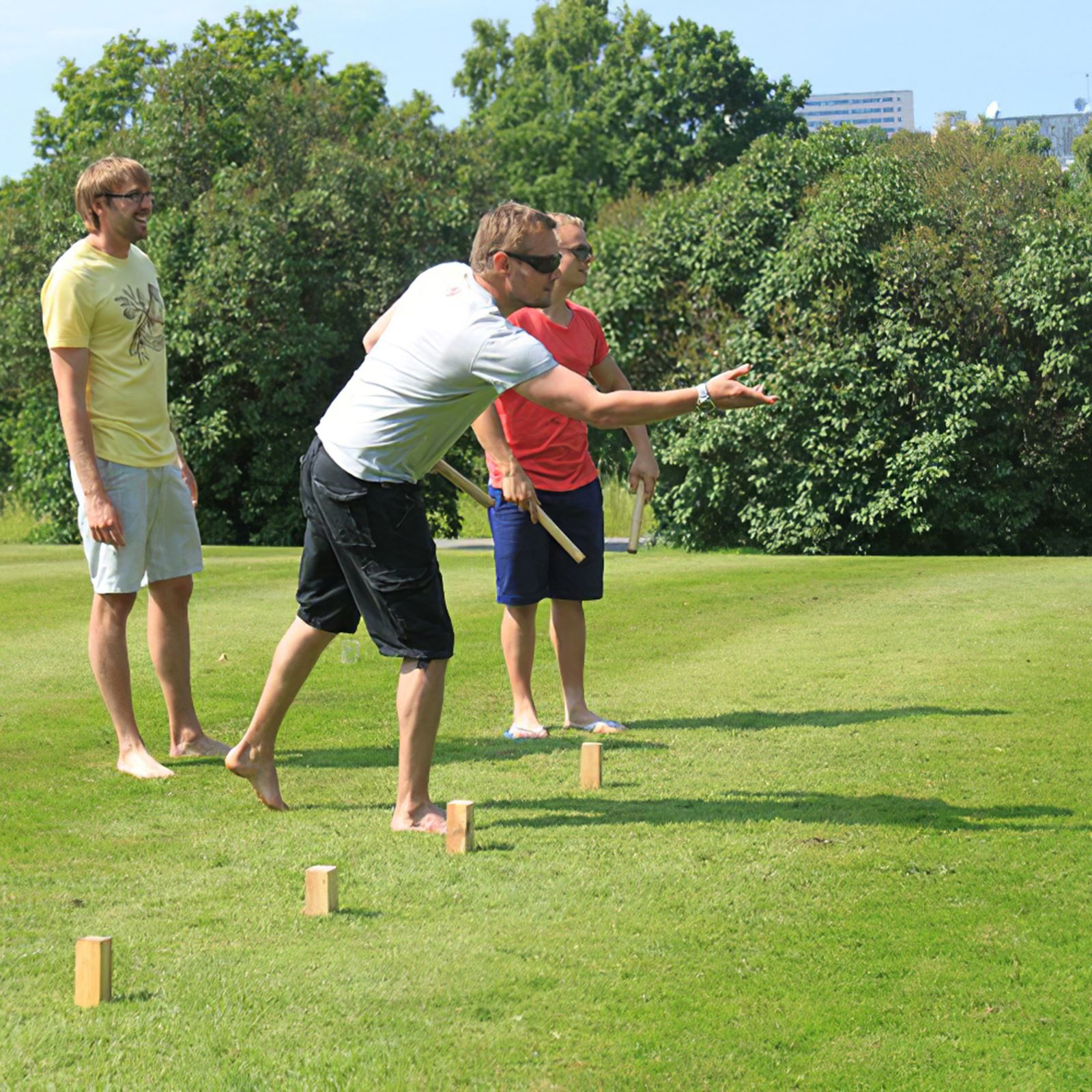 Interessant Wikinger Schach Spiel Kubb Hinterhof Spiel einstellen Zusammenstoß Werfen Hof Spiele Für Außerhalb Strand Rasen Hinterhöfe Party freundlicher Erwachsene