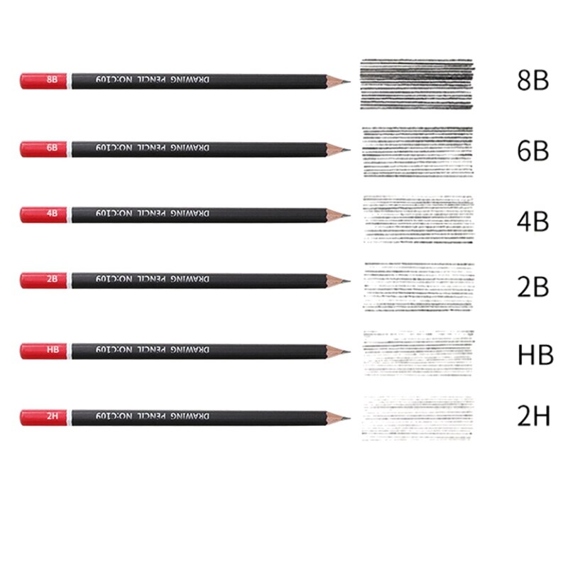 28Pcs Sketch & Drawing Art Tool Kit with Graphite Pencils, Charcoal Pencils, Paper Erasable Pen, Craft Knif