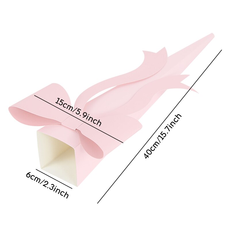 1/4 Stuks Karton Likdoorns Inpakpapier Rose Bloem Verpakking Geschenkdozen Voor Valentijnsdag Moederdag bloemist Boeket Verpakking: B01 / 1Pcs