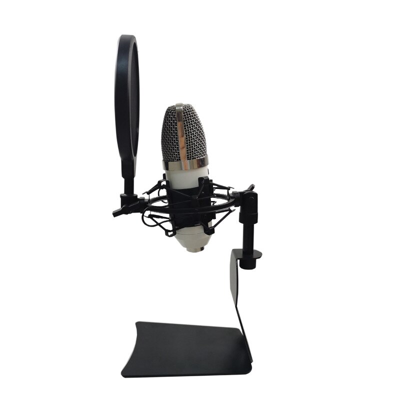 Bureau Microfoon Houder Met Voorruit Shock Mount L Vormige Microfoon Stand Mount Non Slip Microfoon Beugel
