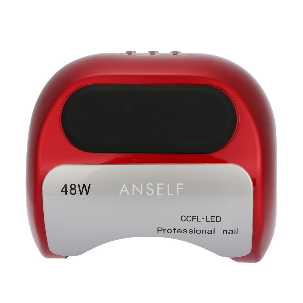 Anself 48W LED CCFL lámpara de uñas Gel secador de uñas máquina de curado uña Gel curado 110-240V herramienta de Arte de uñas EU US Plug