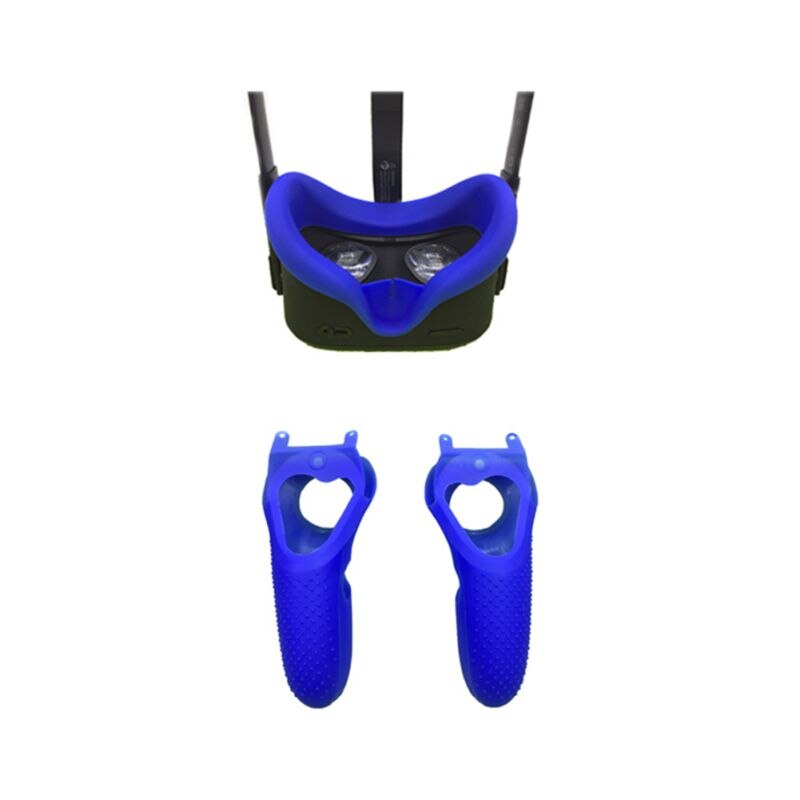 Beschermende VR Siliconen Grip Cover Gezicht Cover Pad Voor Oculus Quest/Rift S Oogmasker Protector: P03