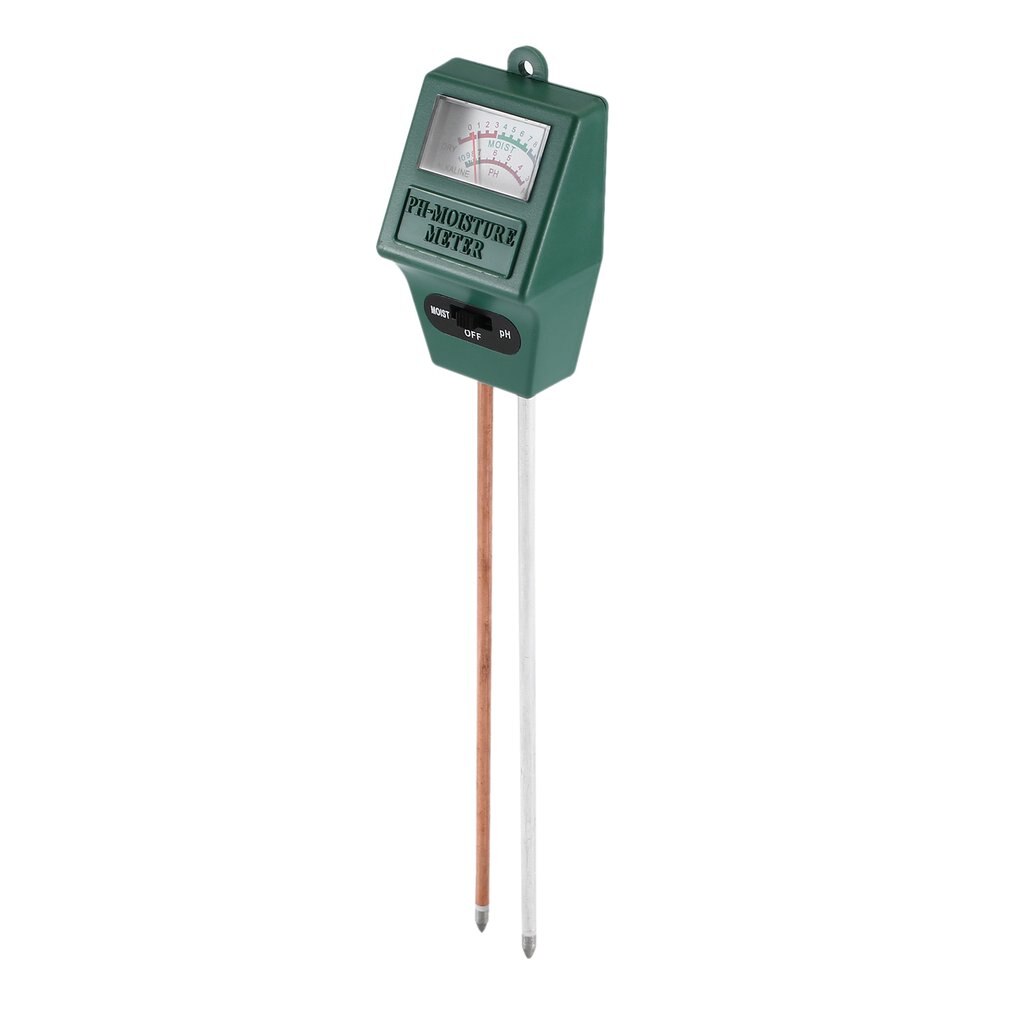 2 In 1 Soil Hygrometer Dual-Probe Soil Tester Garden Moisture Soil PH Light Intensity Meter Tester Tool