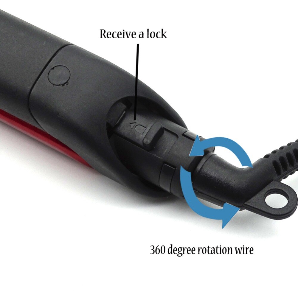 Hair straightener brush LCD Display 2in1 ceramic coating comb flat iron hair professiona tool Curler Hair care Iron