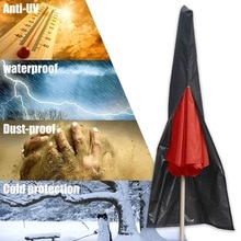 Waterproof Sun Shelter Patio Umbrella Canopy Rain Cover Shade Protective Sunshade Shed Zipper Bag Awing Bags Outdoor