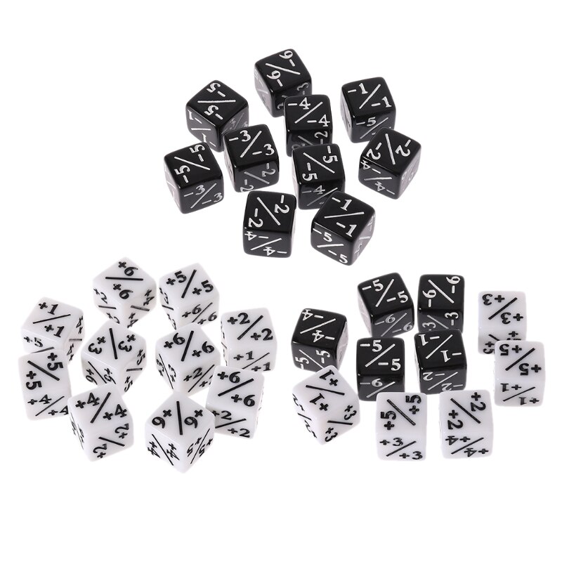 OOTDTY Hot Vender 10Pcs Fração Matemática Corta Morre D6 Para Crianças Crianças de Aprendizagem Número de Seis Lados