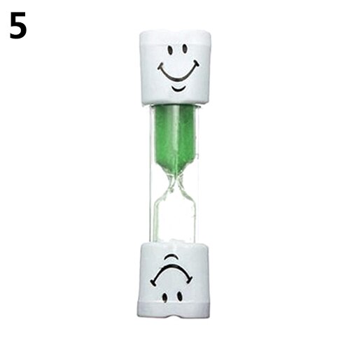 Kinderen Kids Tandenpoetsen Timer 3 Minuten Smiling Face Zandloper Zandloper Douche Zandloper Zandloper Klok Zandloper: Green