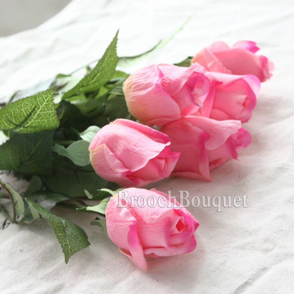20 teile/satz Künstliche Blumen die Seide Blumen Weiß Real berühren Blumen Hochzeit Strauß Heimat Party Dekorative Party Blumen