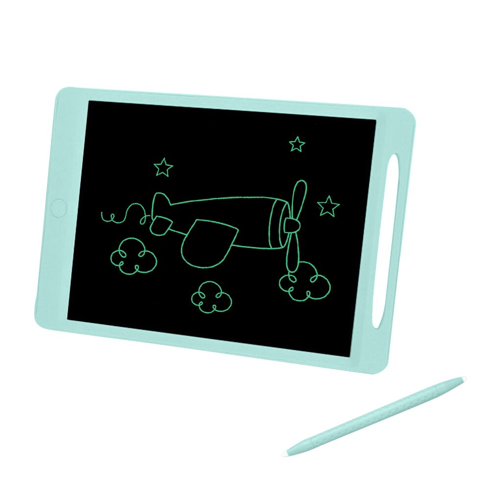 LCD Writing Tablet 11.5 Inch Erasable Pressure-sensitive Drawing and Writing Board Eye-protective Handwriting Paper Doodle Pad: Green SIngle-colored
