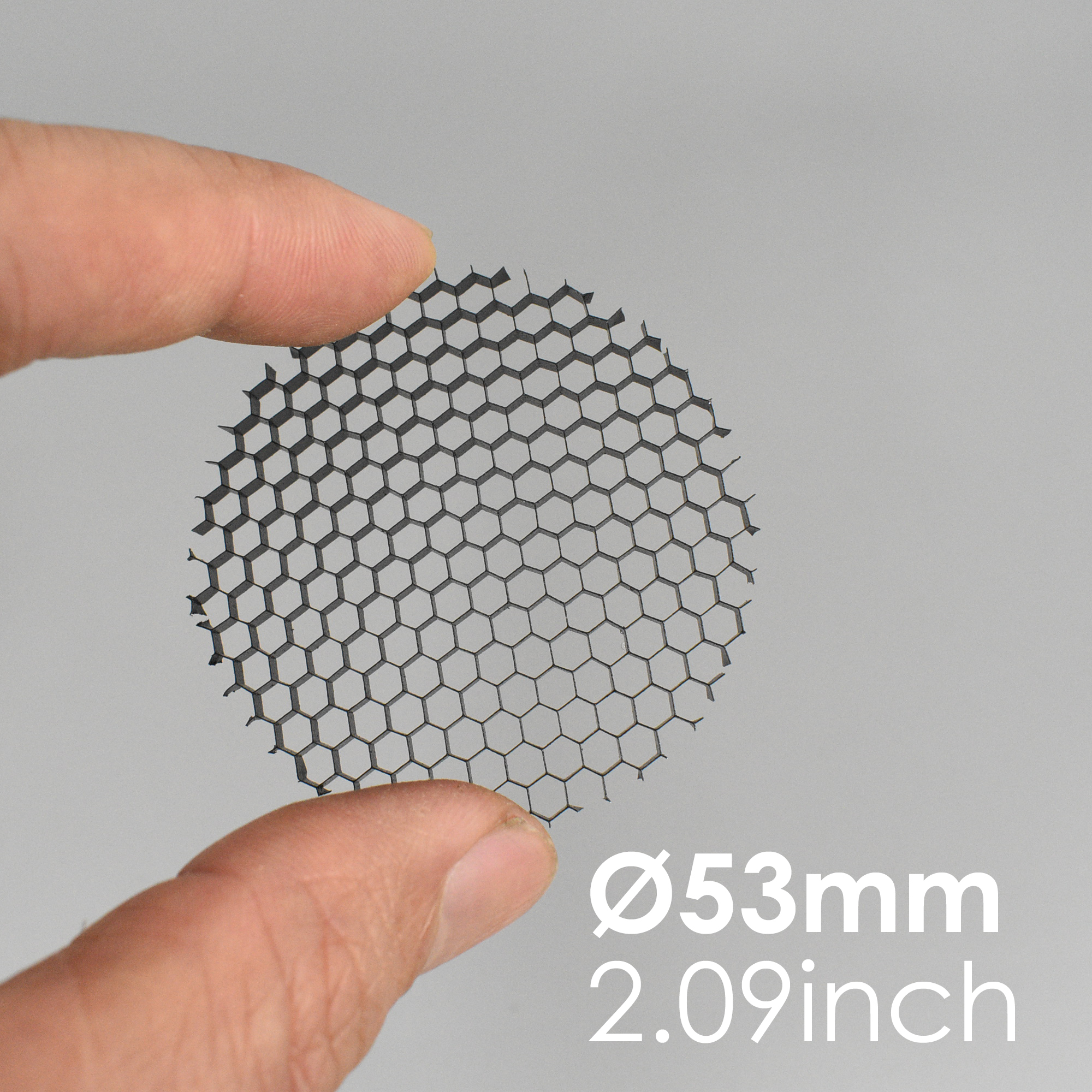 Soft Light Lamp Shade 3mm Honeycomb Anti-glare Plate Aluminum Mesh Cover Mount Reflector Diffuser for Spotlights Downlights: plum