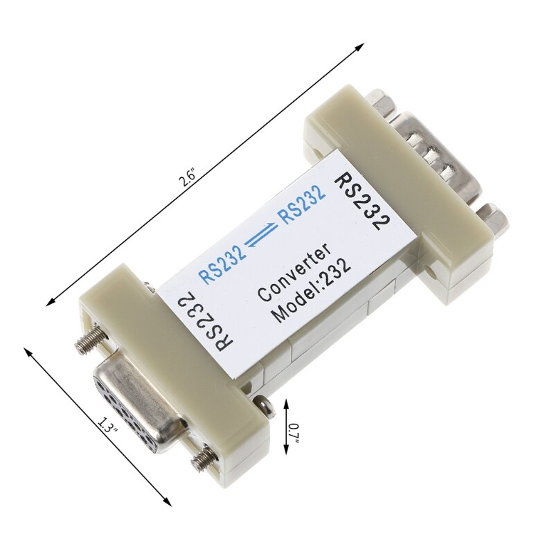 Port Powered RS232 To RS232 Serial Port Optic Electric Isolator Protect PC RS232