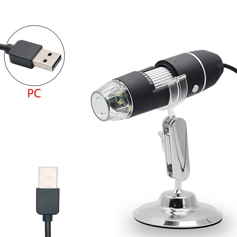 1 Uds 1000X8 microscopio Digital USB LED Lupa Electrónica inteligente 300.000 HD microscopio Industrial endoscopio Cámara