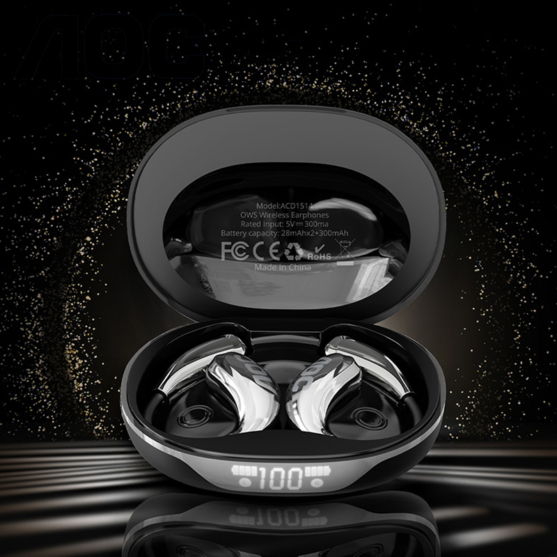 Choice AI Translation Original AOC ACD1514 OWS Bluetooth-Kopfhörer LED-Batterieanzeige Kopfhörer Ohrbügel Sport-Ohrhörer