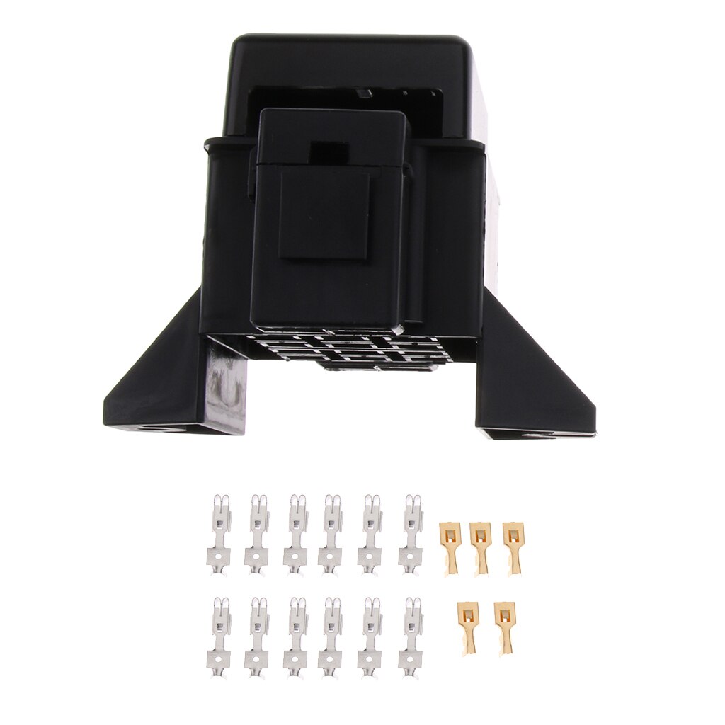 Car Boat 6Way Terminals Circuit Standard ATO ATC Blade Fuse Box Block Holder