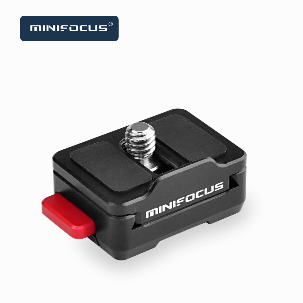 Fild monitorholder med mini hurtigutløserplate tilt 180 gradere svivel 360 grader til kameraskjermbrakett: Hurtigutløserplate