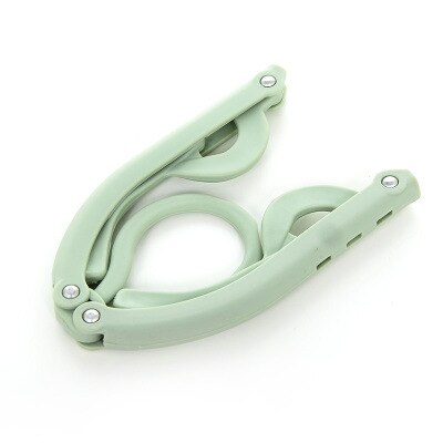 Hangers For Clothes Horse Rack Travel Portable Foldable Multifunction Magic Stretch Drying Home Wardrobe Storage Floor Scalable: GREEN