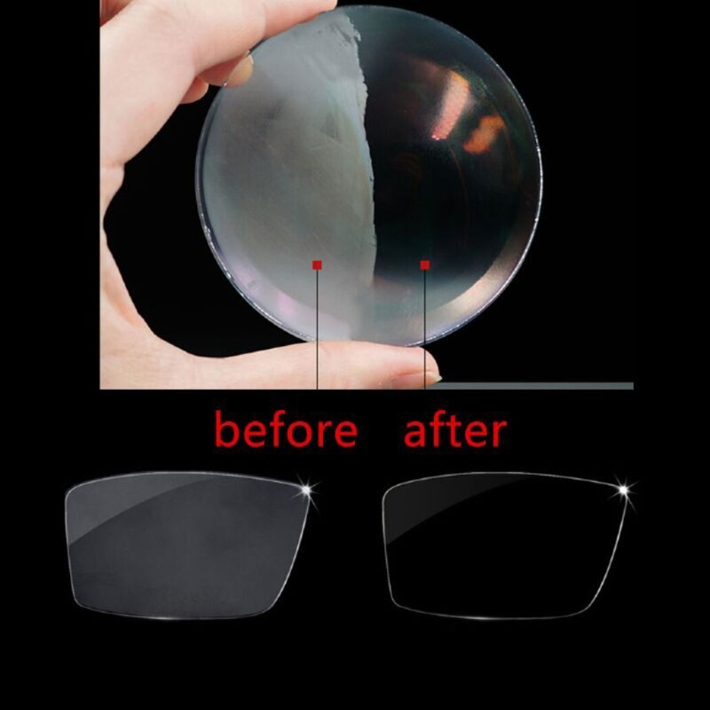 5Pcs Herbruikbare Anti-Fog Doekjes Bril Bevochtigd Antifog Lens Doek Defogger Lenzenvloeistof Veeg Voorkomen Beslaan Voor bril