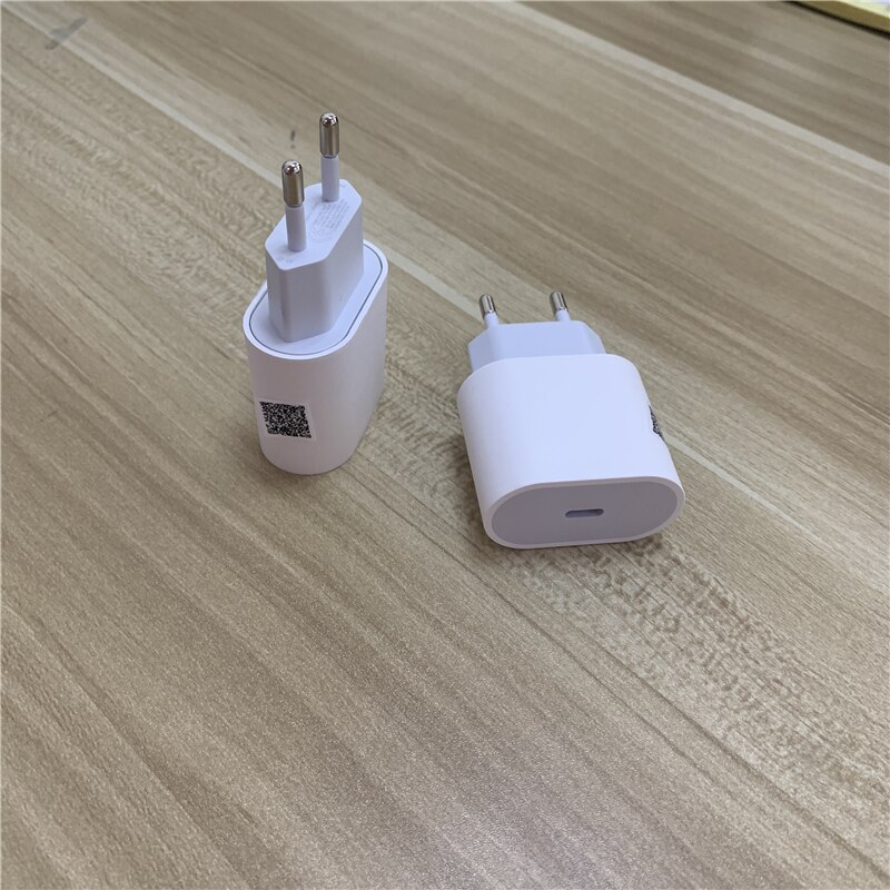 10 Stks/partij 18W Pd Lader Snel Opladen Originele Eu Us Plug Voor Telefoon 11 Pro Max Met Retail Verpakking