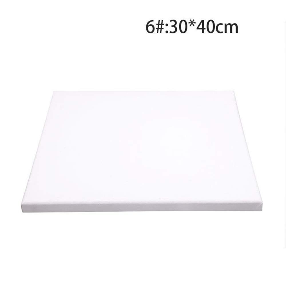 2 st vit blank fyrkantig duk målning tavla träram för konstnär akryl oljefärger tom duk ram konst leveranser: 30 x 40cm
