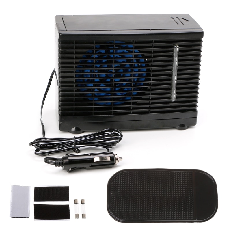 Adjustable 12V 60W Car Air Conditioner Cooler Cooling Fan Water Ice Evaporative Cooler Portable 2 speed n incredibly popular
