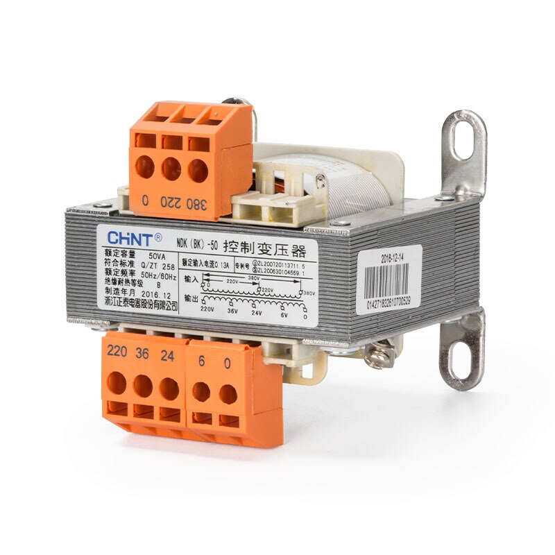 CHINT BK-50VA 110v Control Transformer NDK-50W 380V220V Change 24v36v12v Transformer