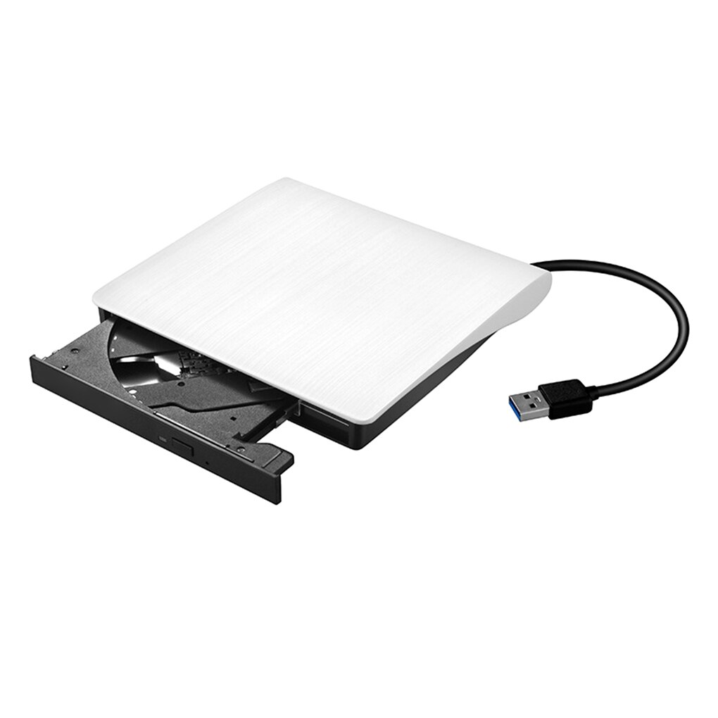 Drive externo de dvd usb 3.0, portátil, cd, dvd rw, gravador, reprodutor óptico compatível com windows 10, laptop, desktop