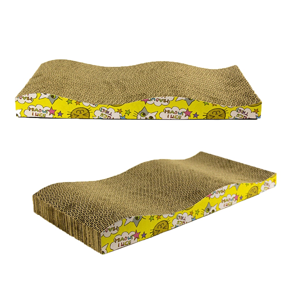 Cat Toys Cat Scratch Board Pad Scratching Posts Kitten Corrugated Paper Pad Cats Grinding Nail Scraper Mat Mattress