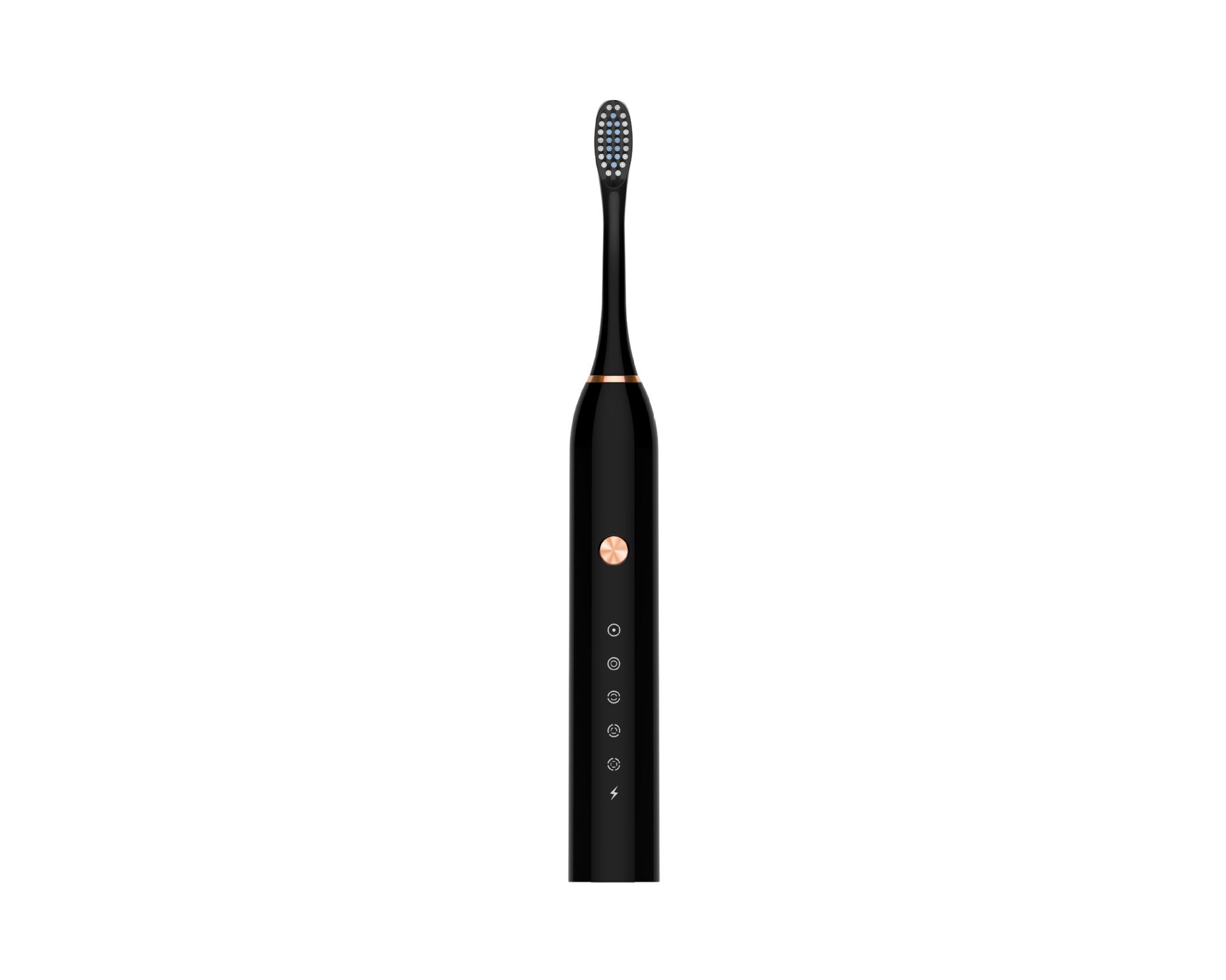 Sonic Electric Toothbrush Upgraded Adult Waterproof Ultrasonic Automatic Toothbrush USB Rechargeable Tooth brush brosse a dent: Black