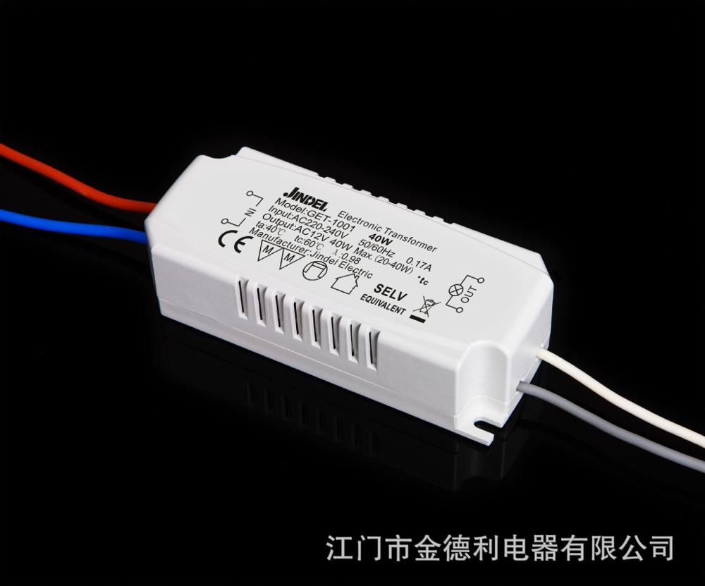 AC 220 V/240 V NAAR 12 V 60 W 105 W Elektronische Converter Voltage Elektronische transformator: 40W