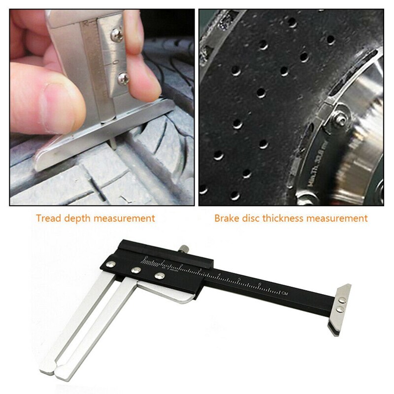 TOPDisc Brake Rotor Thickness Caliper 0-60mm Gauge Gage Micrometer Measuring Tool