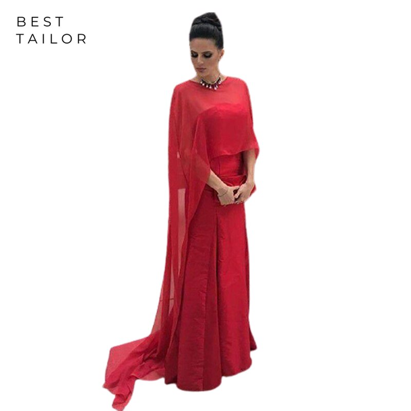 Red wedding jackets frente curto para trás longo capas femininas chiffon capa para nupcial vestido de festa capelet acessórios casamento mariage