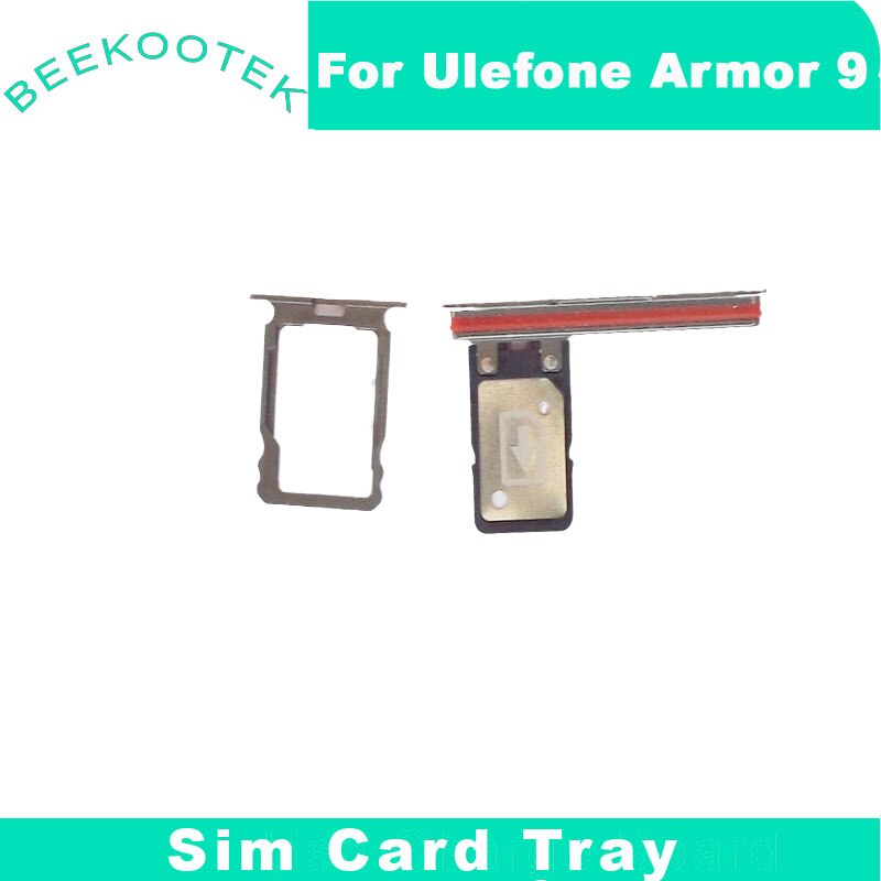 Original ulefone armor 9 sim-kortbakkeholderenhed til ulefone armor 9e sim-kortslot sd-kortholderholder