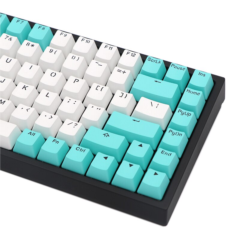 Keypro Keypro Groen Wit Doubleshot Pbt Keycaps Top Gedruk... – Vicedeal