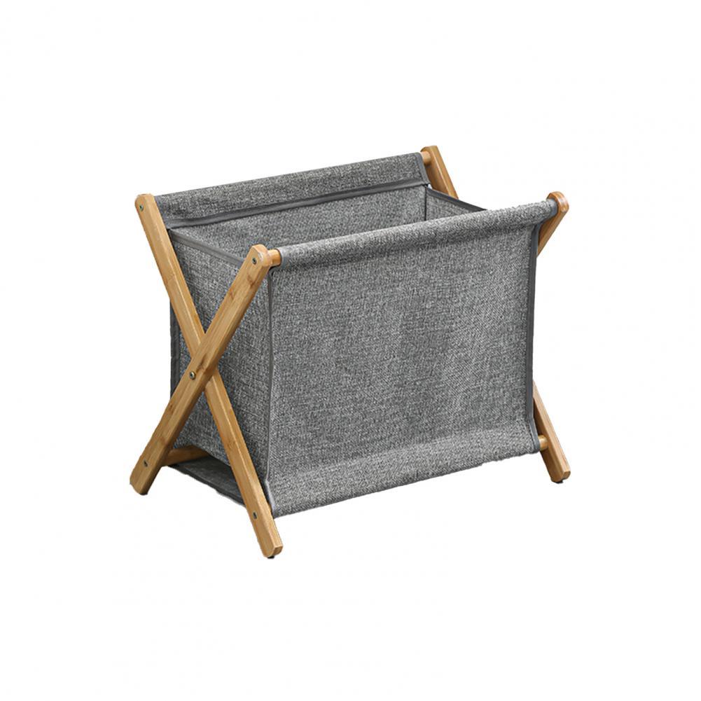 Clothes Basket Space-saving Multifunctional Laundry Basket Fabric Laundry Basket: Grey / S