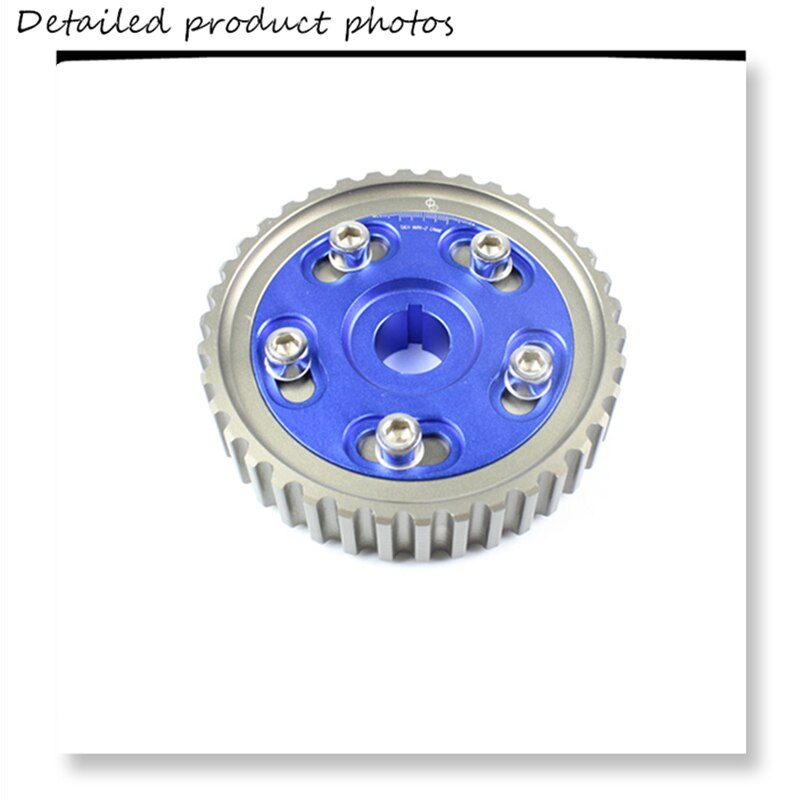 Civic Accord D15 D16 Cam Gear For Hond a CRX SOHC Adjustable Synchronous Gear Pulley Kit: Blue