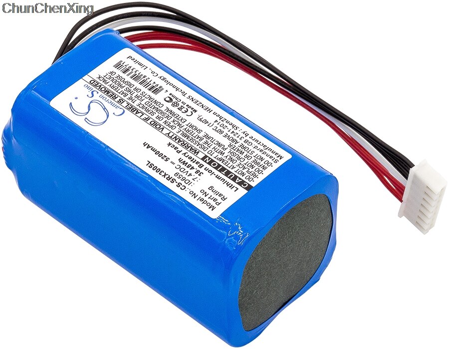Cameron Sino 5200mAh/6800mAh batería ID659 para Sony SRS-X30, SRS-XB3, SRS-XB30