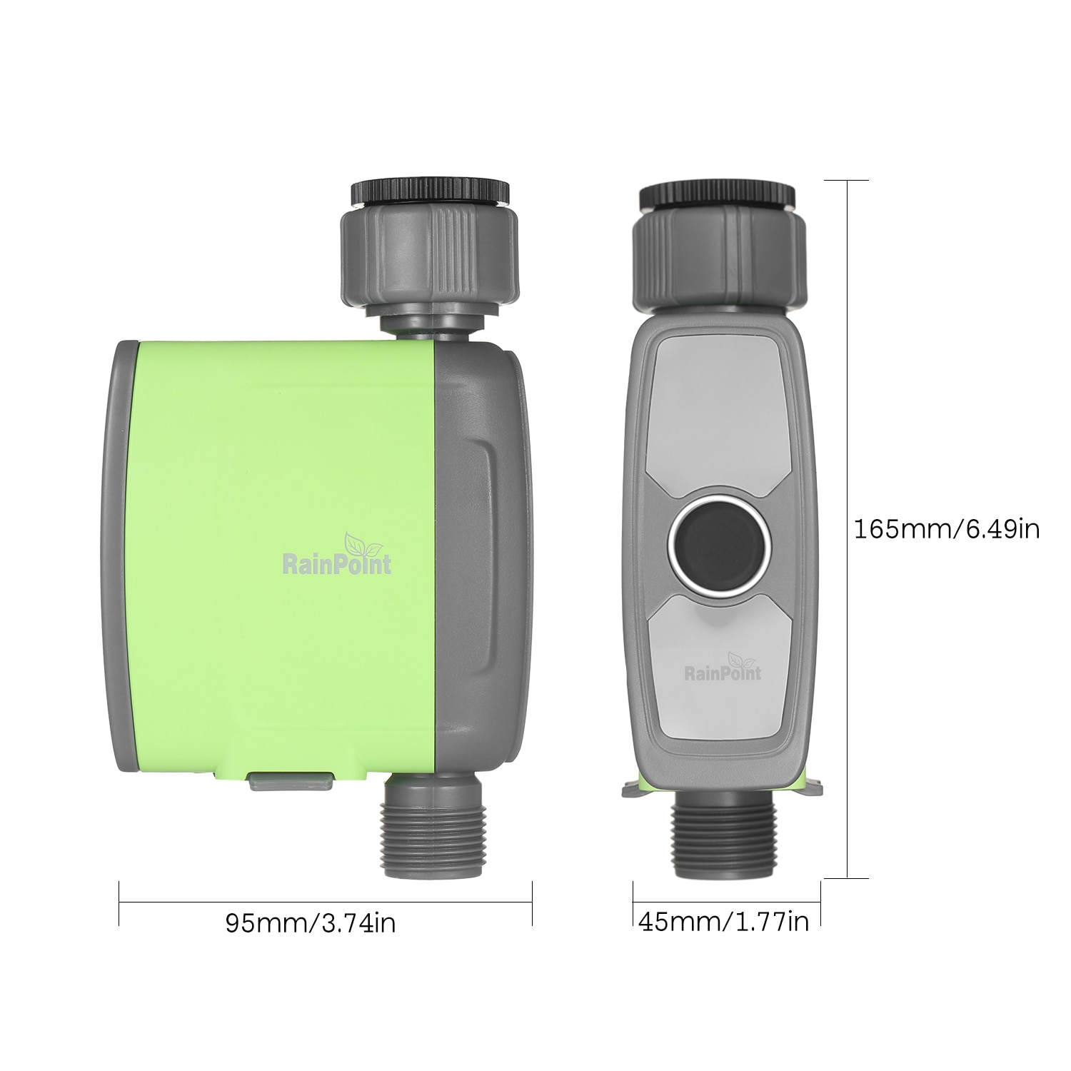 Programmable BT WiFi Water Timer Hose Faucet Timer Water Flow Meter Automatic Watering Sprinkler System Irrigation Controller