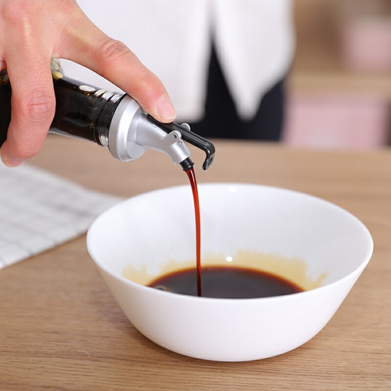 oil bottle dispenser Olive oil bottle sprayer soy sauce ingredient dispenser ASB lock leak-proof stopper flip cap bottle stopper