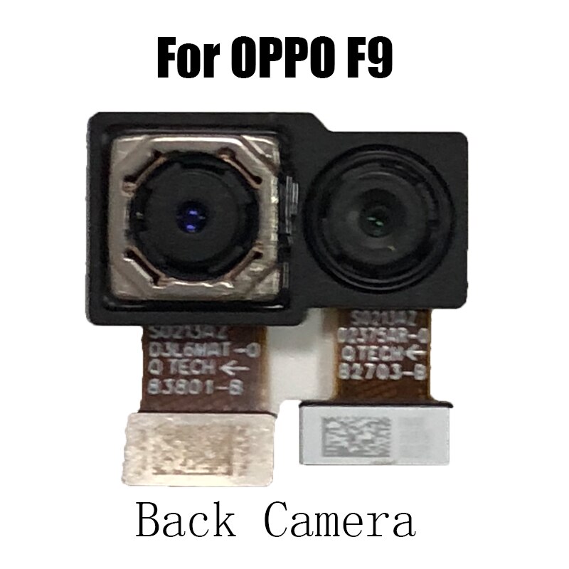 Posteriore di Fronte Fotocamera Posteriore Fotocamera Principale Grande Modulo Della Macchina Fotografica del Cavo Della Flessione per OPPO F9 di Ricambio Parti di Riparazione