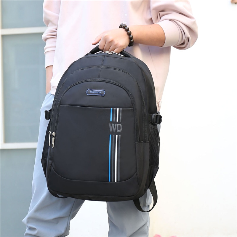 Homens de Negócios de moda Mochila Grande Capacidade Bolsa Escola Para Adolescentes 15.6 Polegada Backapck Laptop Mochilas Escolares Do Sexo Feminino